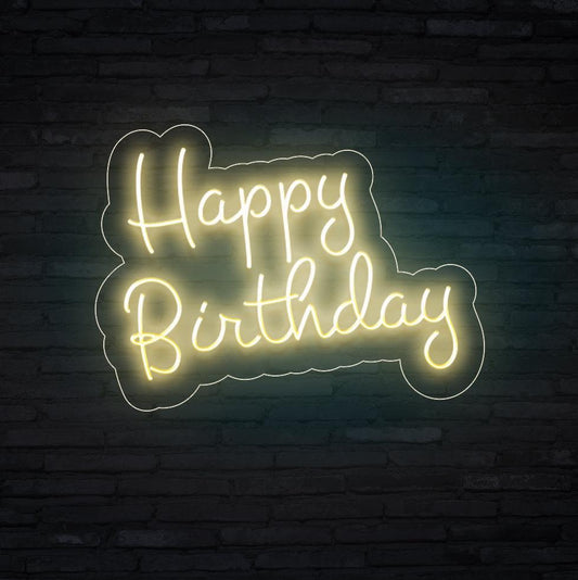 Scritta led - Happy birthday